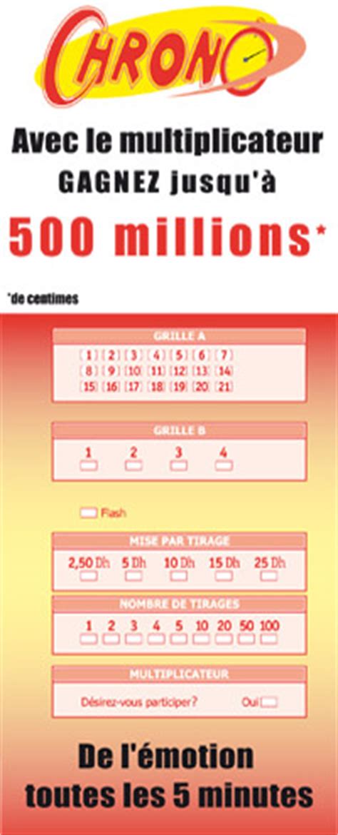 chrono mdjs resultat aujourd'hui|MDJSJeux.